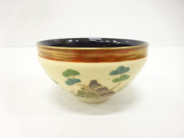 JAPANESE COLLECTIBLE / TEA BOWL / MATSUSHIMA TENMOKU / KATO KIZAN-ZUKU